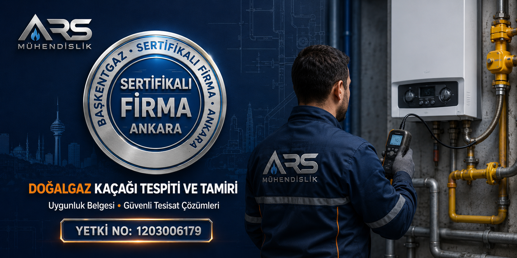 Başkentgaz sertifikalı firma Ankara doğalgaz kaçağı tamiri görseli